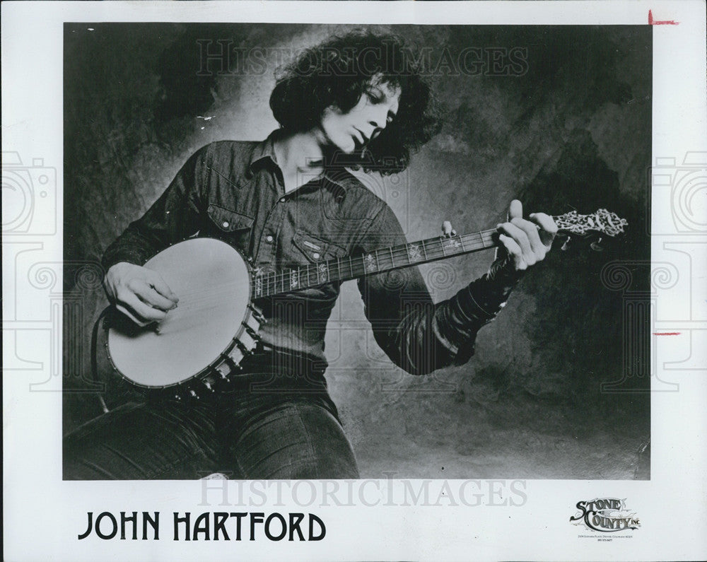 1977 Press Photo John Hartford Singer Guitarist Banjoist Musician - Historic Images