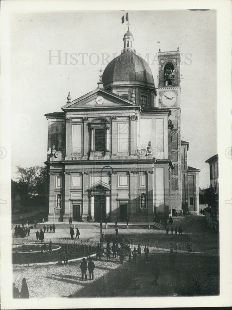 1936 Press Photo Church in Pope&#39;s home town Desio, Italy - Historic Images