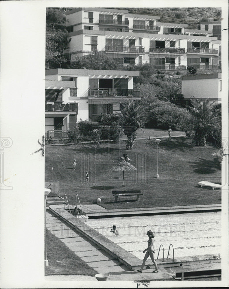1974 Press Photo Private Villa in Canary Islands - Historic Images
