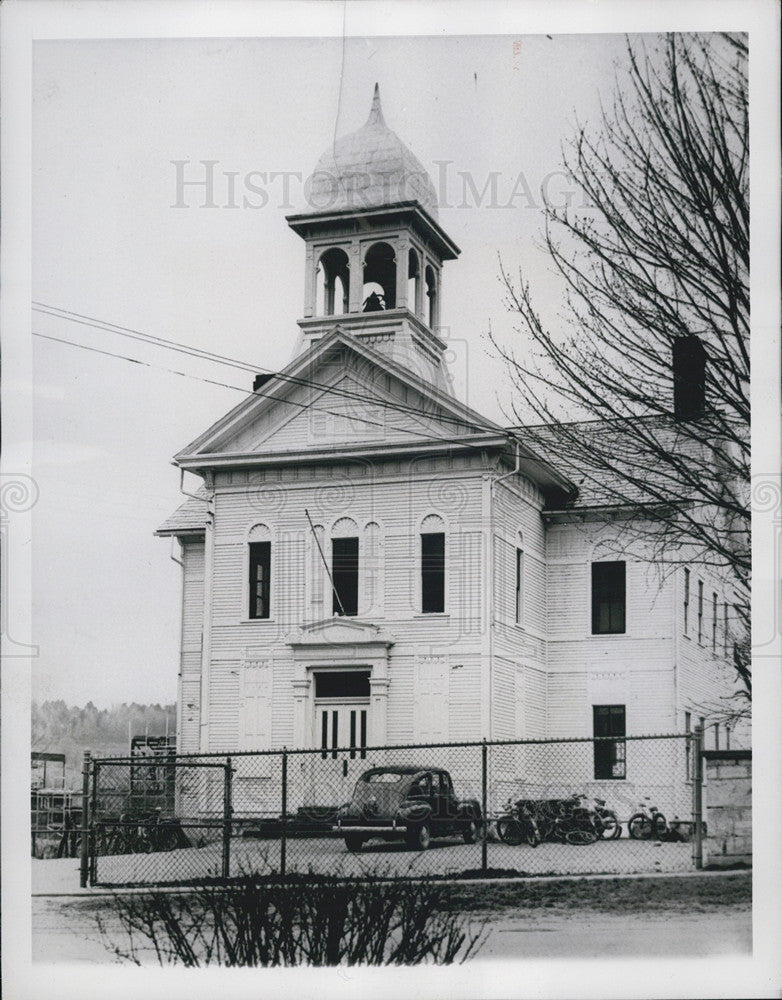 1950 Press Photo Exterior One Oldest School Manchester VT New Structure Replace - Historic Images