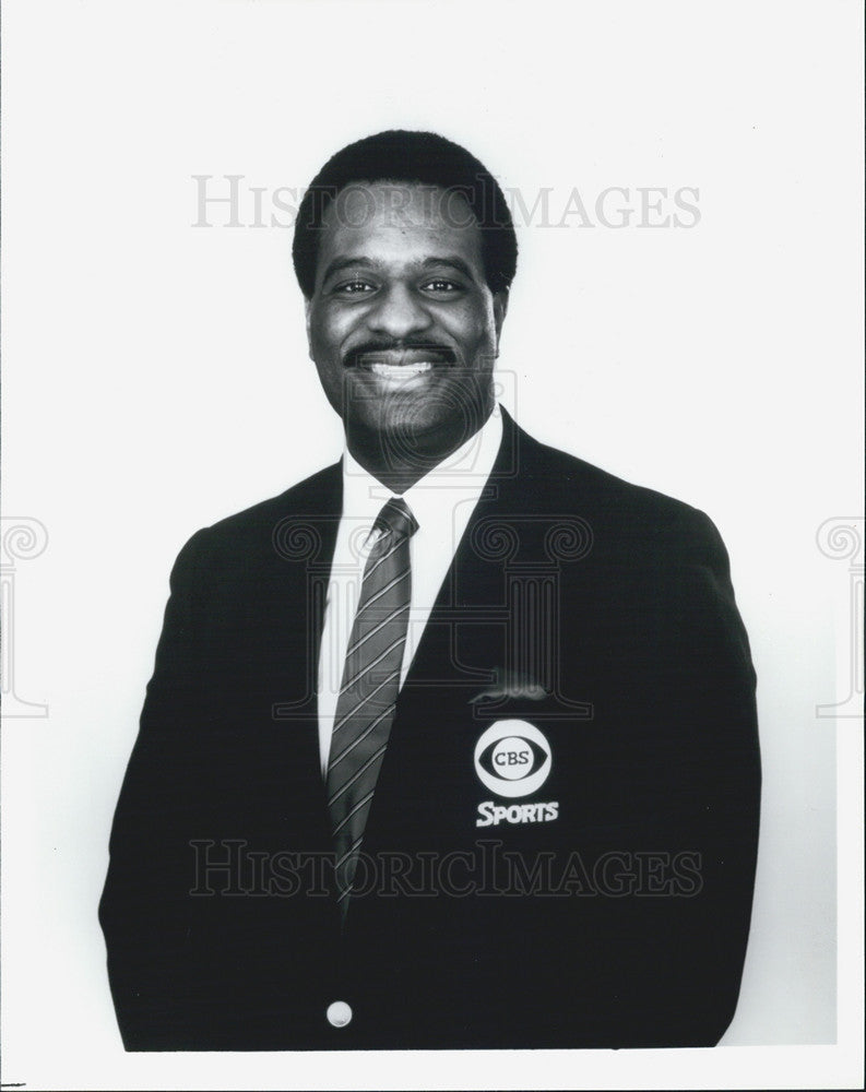 1992 Press Photo James Brown, Host, Midday Weekday Broadcasts, Winter Olympics - Historic Images