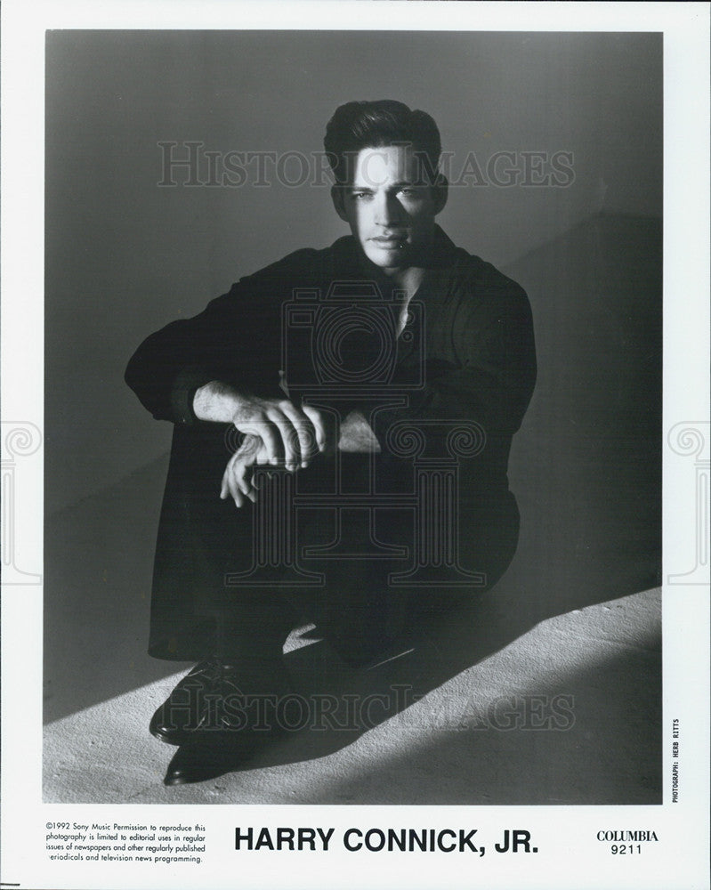 1992 Press Photo Harry Connick Jr. Singer Pianist Band Leader Actor Composer - Historic Images