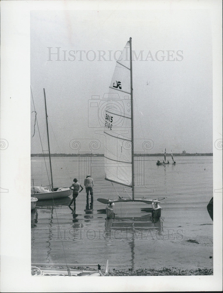 1970 Press Photo Lido Beach Sarasota - Historic Images