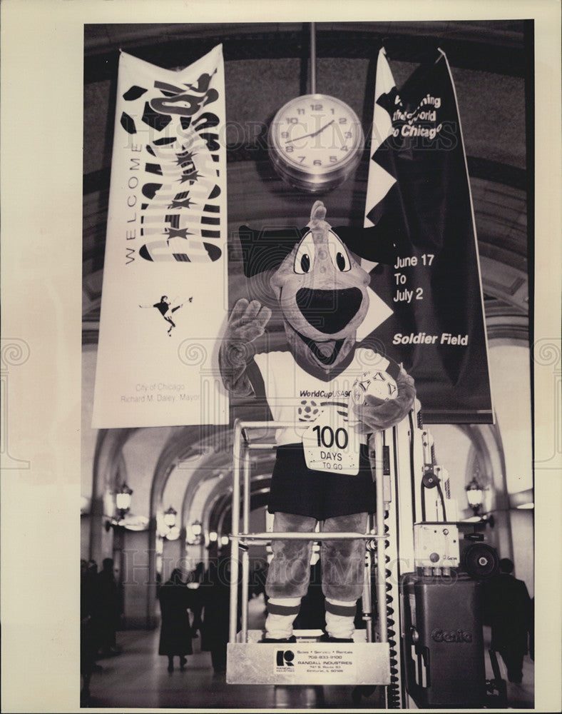1994 Press Photo Striker World Cup Mascot - Historic Images