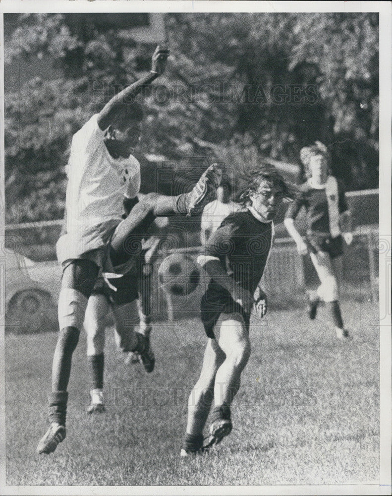 1976 Press Photo Evanston Soccer - Historic Images