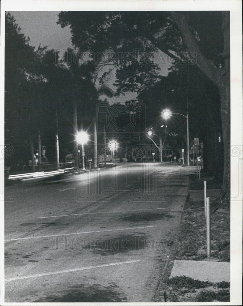 1965 Press Photo St. Petersburg Street Lights Burlington Avenue North - Historic Images