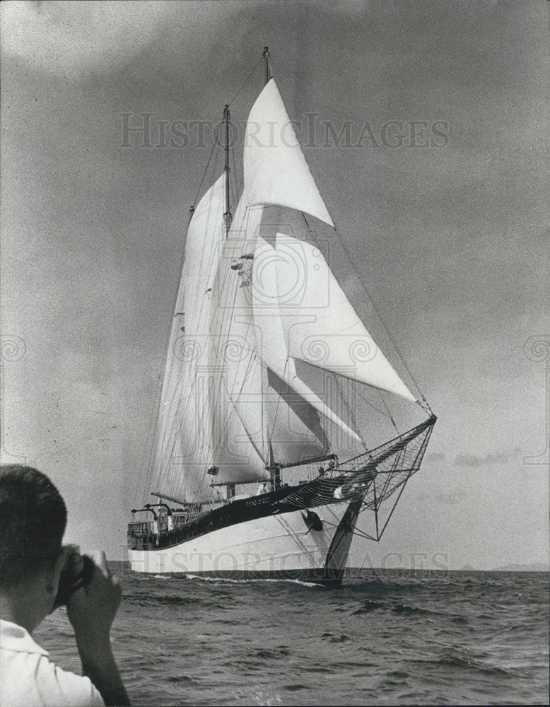 1969 Press Photo Winjammer Flying Cloud - Historic Images