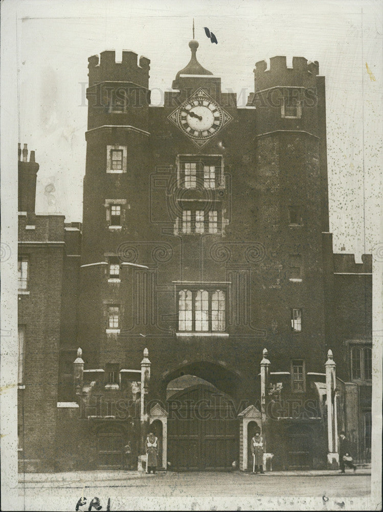 1929 Press Photo St. James&#39; Palace London King George Naval Conference - Historic Images