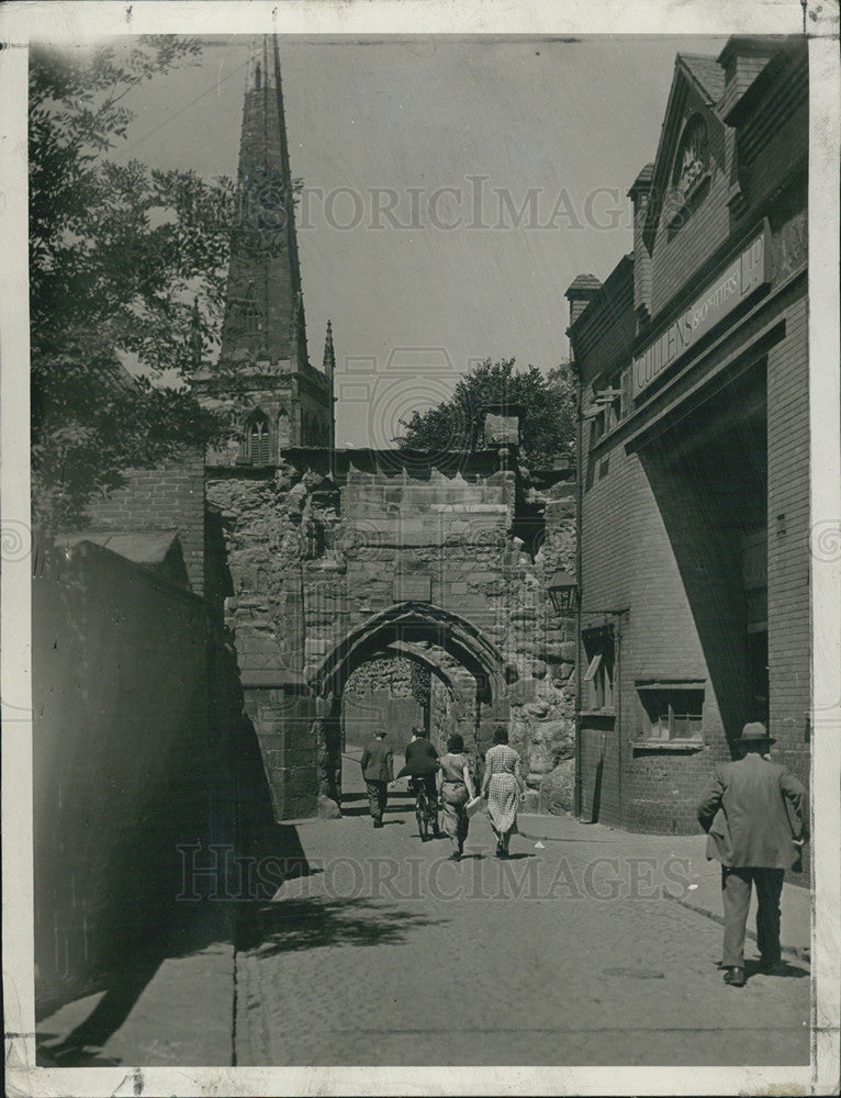 1939 Press Photo Old St. Mary&#39;s Spire Leicaster England - Historic Images