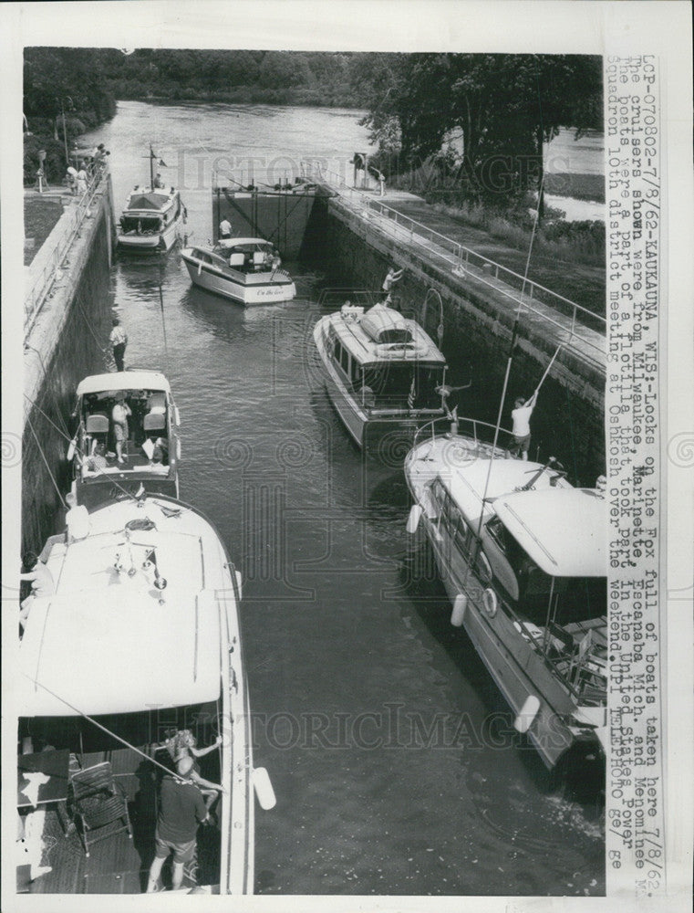 1962 Press Photo Fox Boats - Historic Images