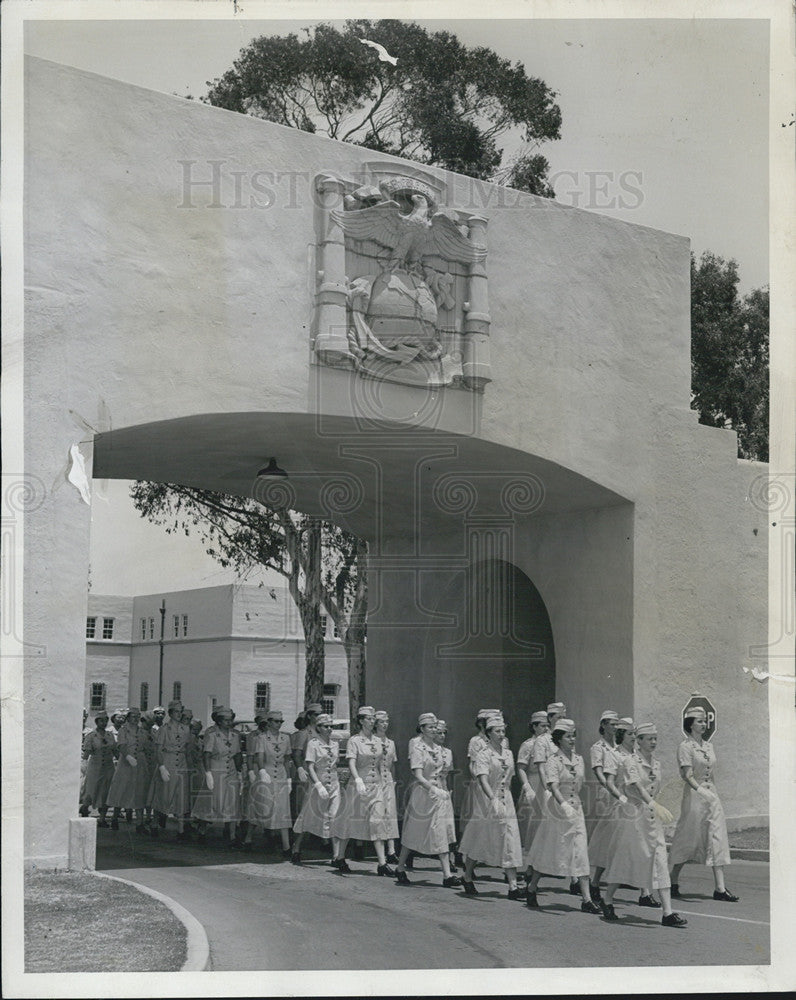 1957 Press Photo Women Marine Reservists of Chicago Woman Marina Classification - Historic Images