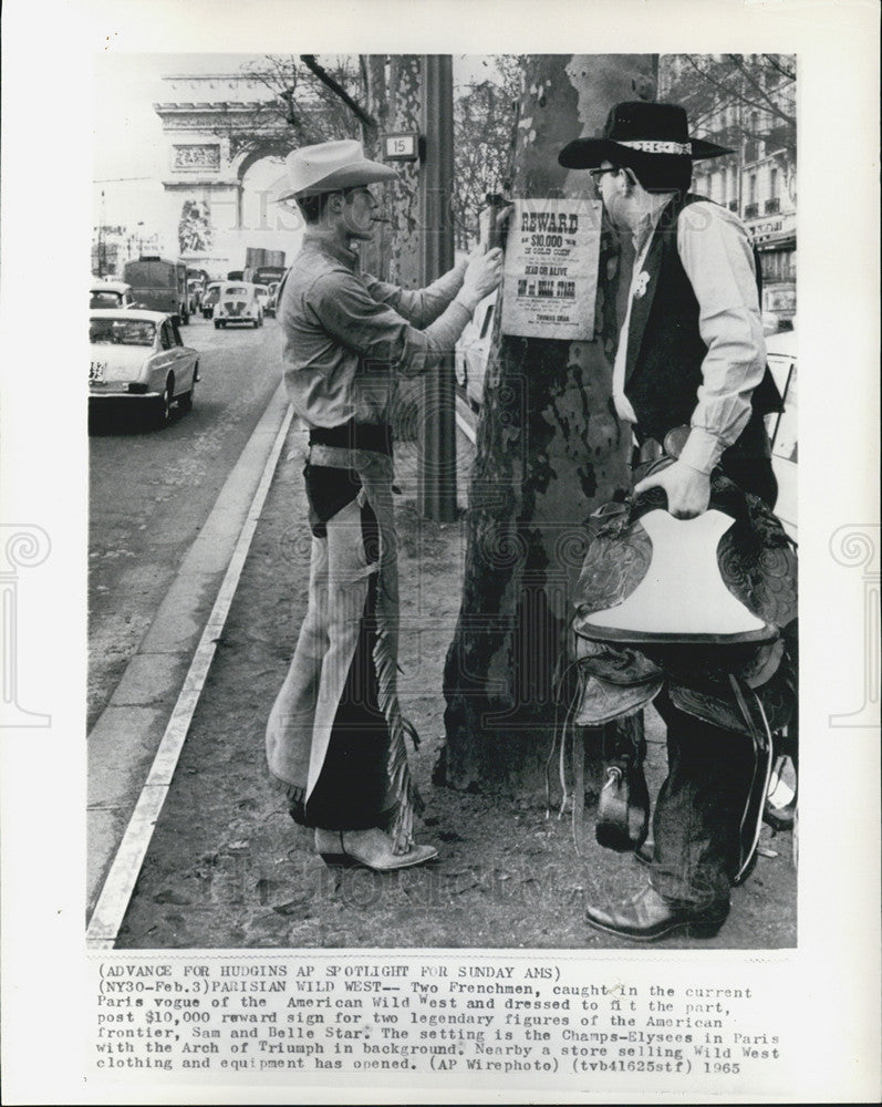 1965 Press Photo France Population - Historic Images