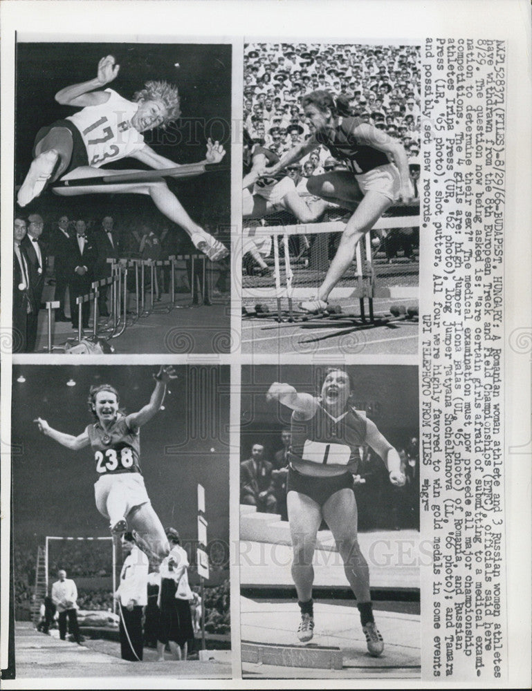 1966 Press Photo 8th European Track and Field Championships - Historic Images