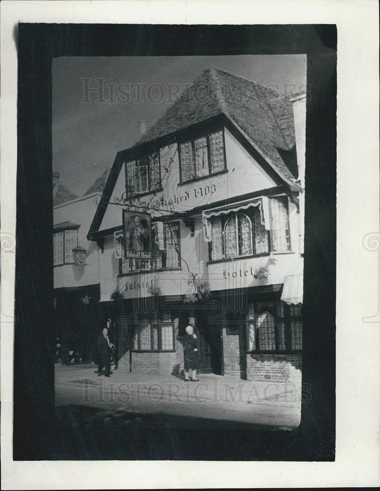 1964 Press Photo Canterbury&#39;a &quot;New&quot; Falstaff Inn Built in 1403 - Historic Images