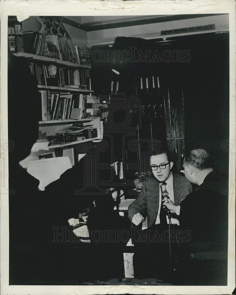 1968 Press Photo Vincent McGee, Union Theological Seminary, Draft Protest - Historic Images