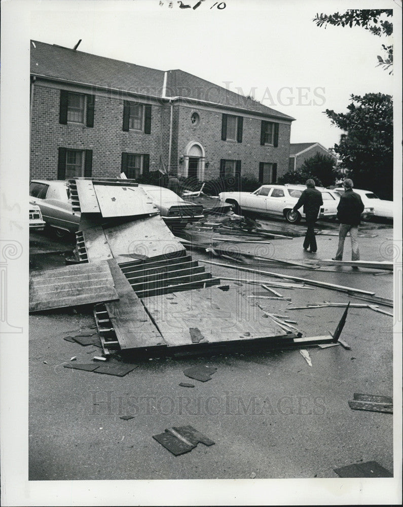 1970 Press Photo High Winds St. Petersburg Florida - Historic Images