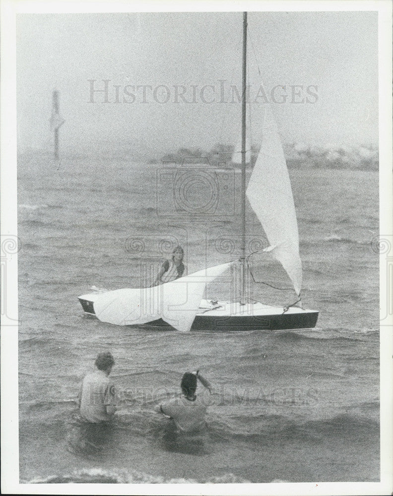 1978 Press Photo St. Petersburg Florida Thunderstorms - Historic Images