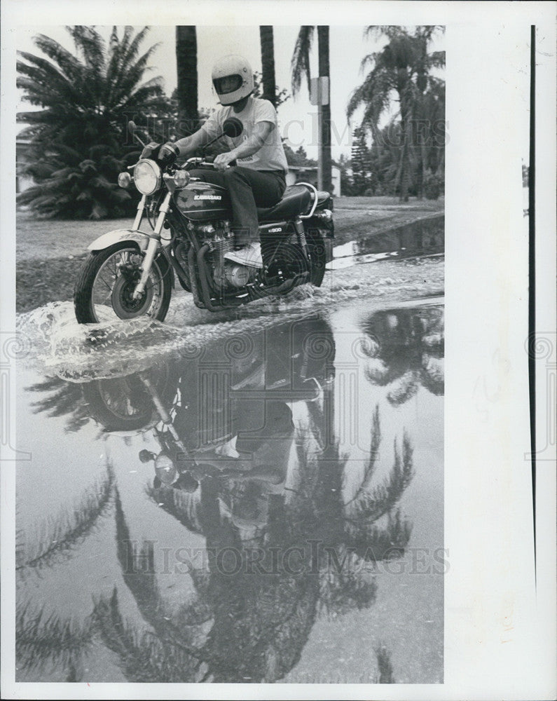 1979 Press Photo St. Petersburg Florida Flood - Historic Images