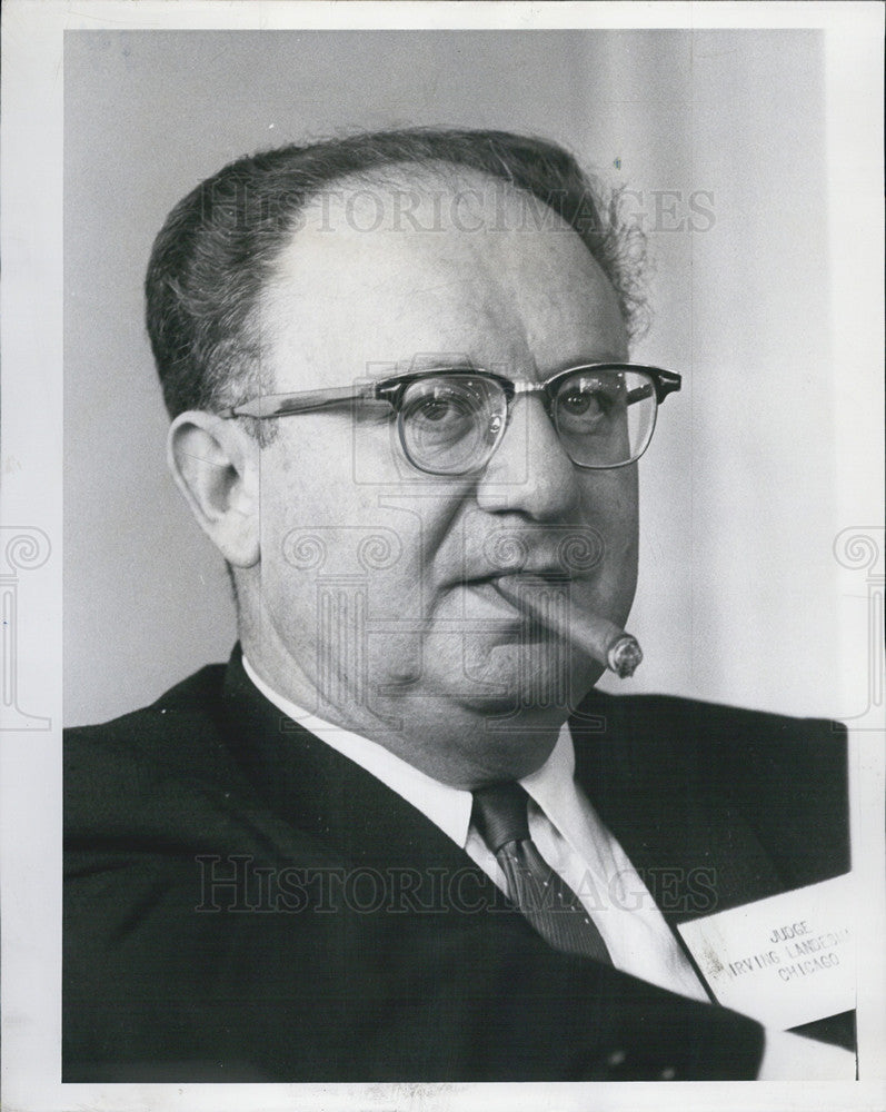 1962 Press Photo Judge Irving Landesman - Historic Images