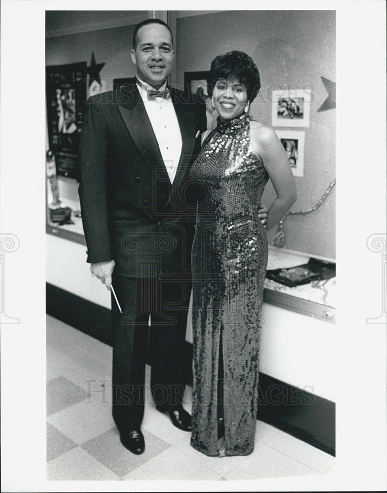 1993 Press Photo Mary Delbert Harrison Museum Science Industry Black Creativity - Historic Images