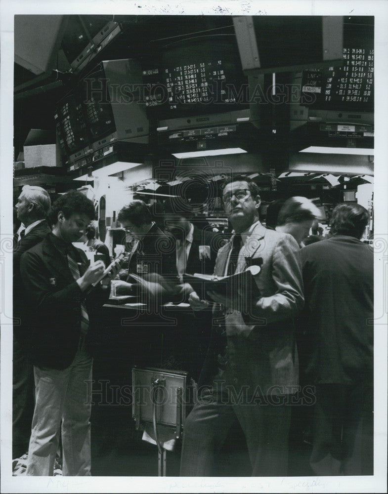 1992 Press Photo New York Stock Exchange market - Historic Images