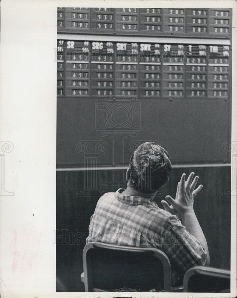 1963 Press Photo Stock Exchange - Historic Images