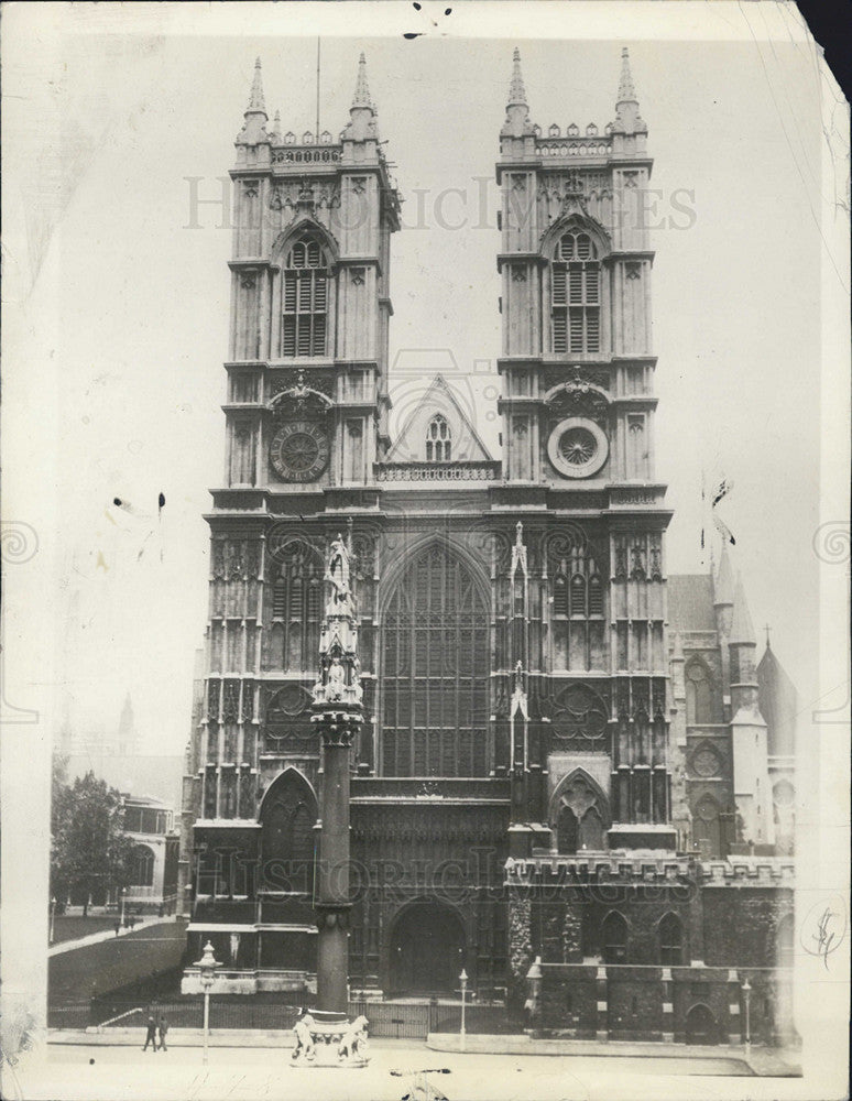 1934 Press Photo Westminster Abbey, London - Historic Images