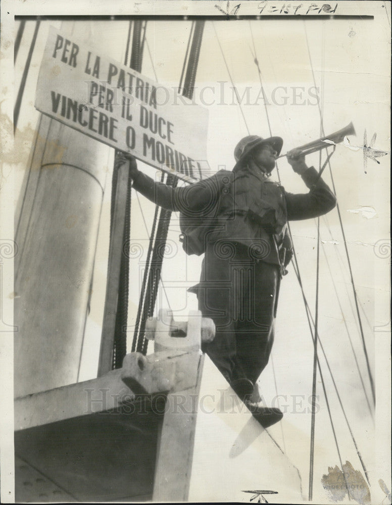 1935 Press Photo boat troopship Gange - Historic Images