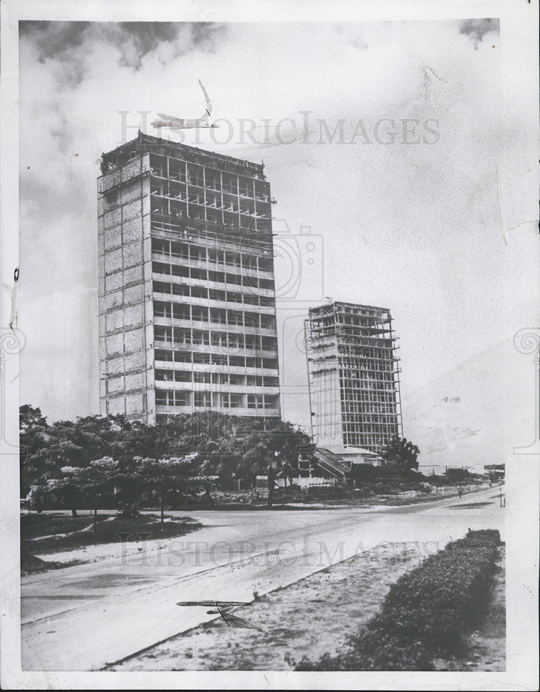 1954 Press Photo Skyscraper in Belgian Congo - Historic Images