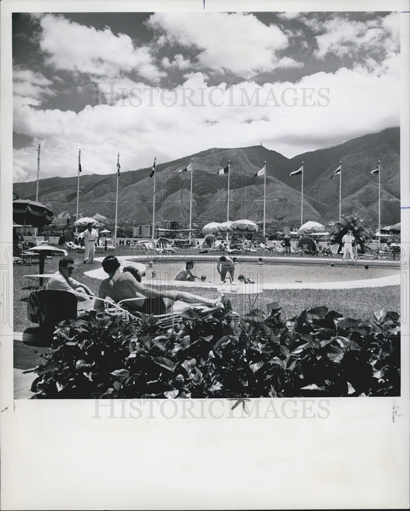 1961 Press Photo Caracas, Tamanada Hotel. - Historic Images