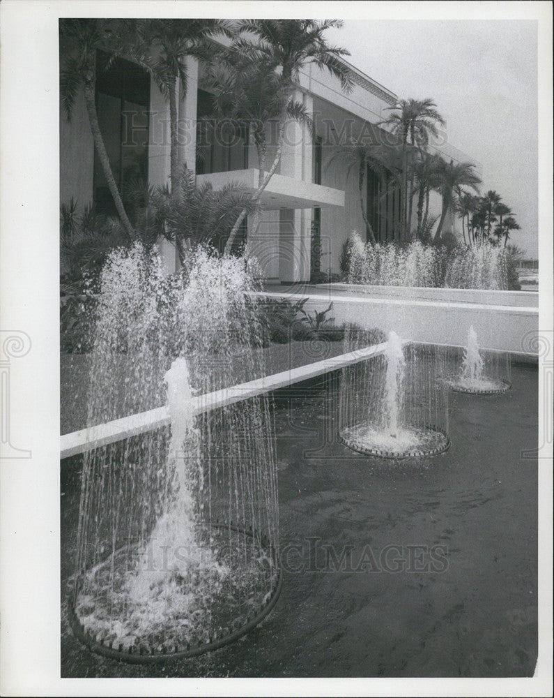 1968 Press Photo of the John F. Germany Public Library in Tampa, Florida - Historic Images