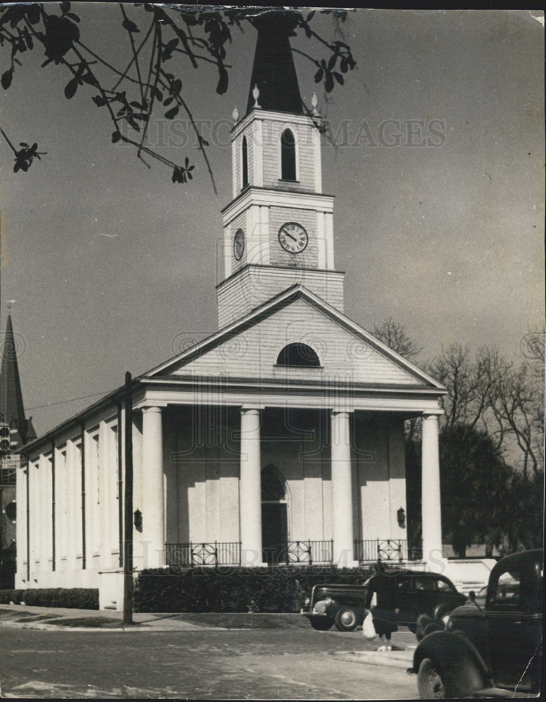 1941 Press Photo of the exterior of Tallahassee Presbyterian Church - Historic Images