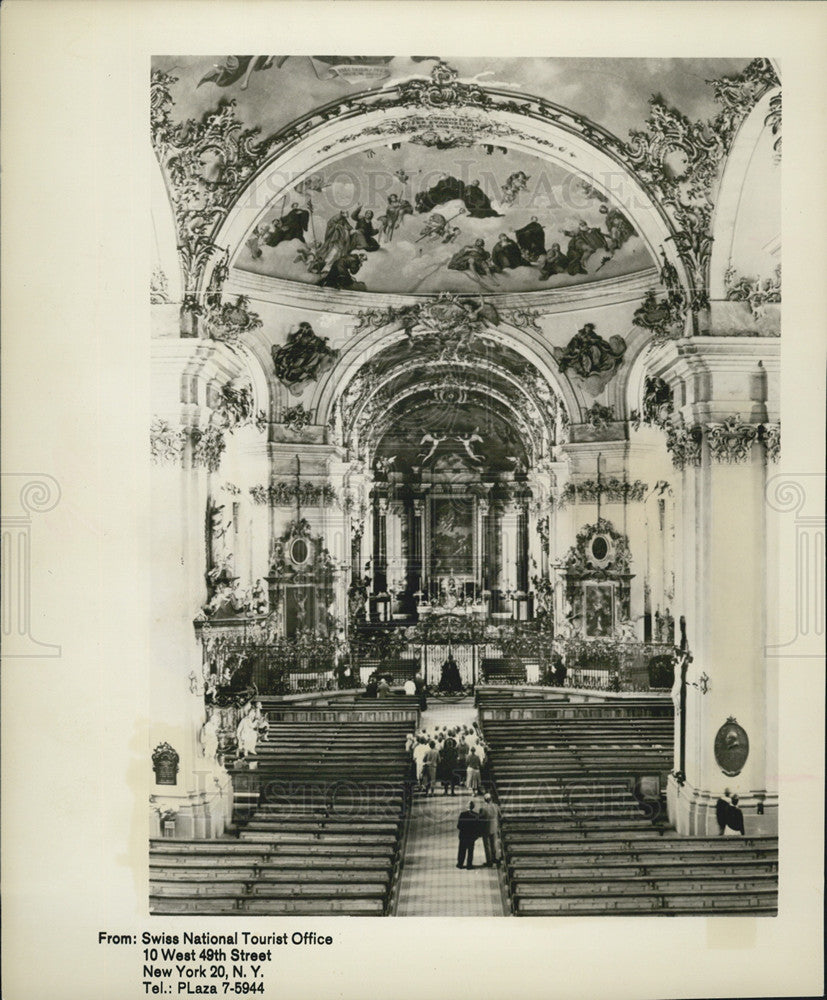 Press Photo Abbey Of St Gall In Switzerland - Historic Images