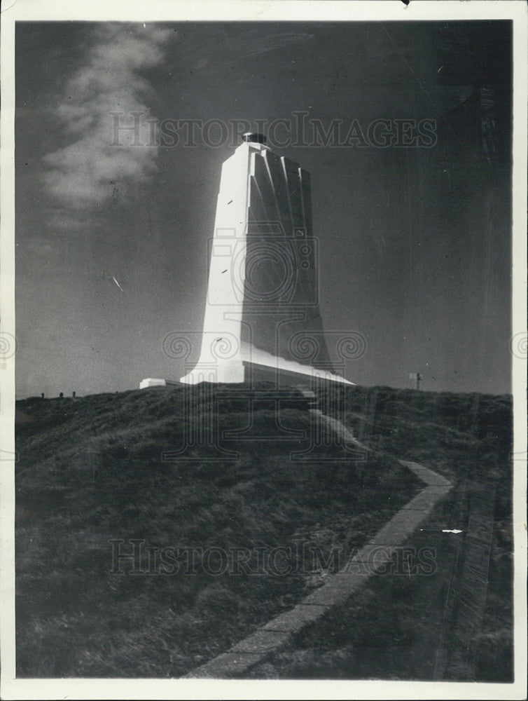 1932 Press Photo Commemorating Orville Wright - Historic Images