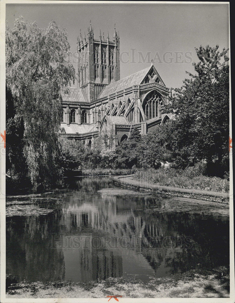 1962 Press Photo Wells Cathedral in England. - Historic Images