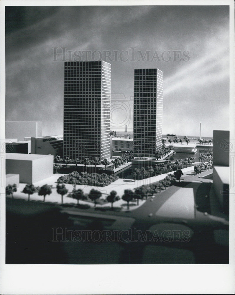 1969 Press Photo Rotterdam World trade Center, Netherlands - Historic Images