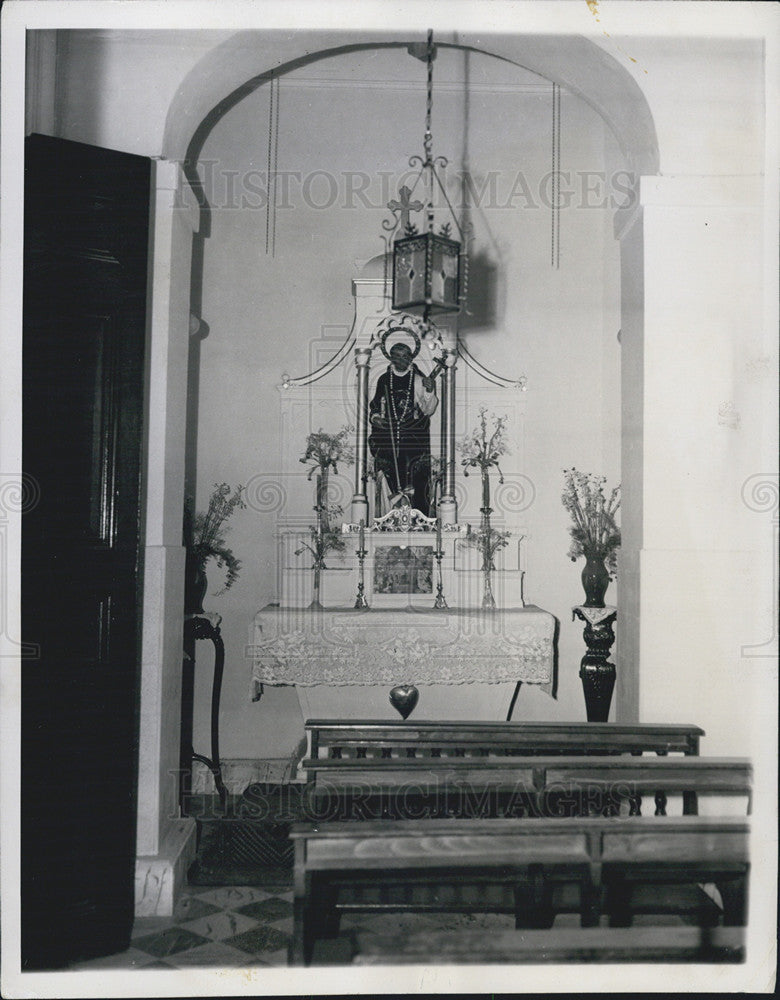 1946 Press Photo Blessed Martin De Porres, Patron of Social Justice of Peru - Historic Images