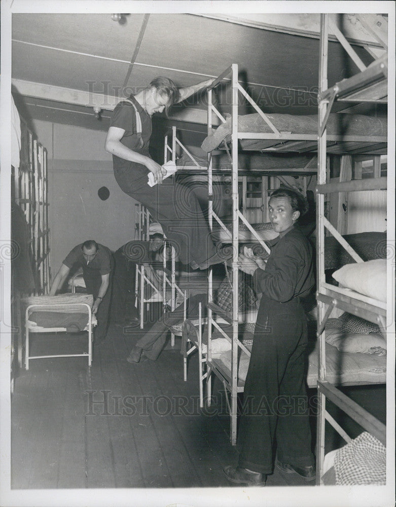 1952 Press Photo Refugees from East Germany - Historic Images