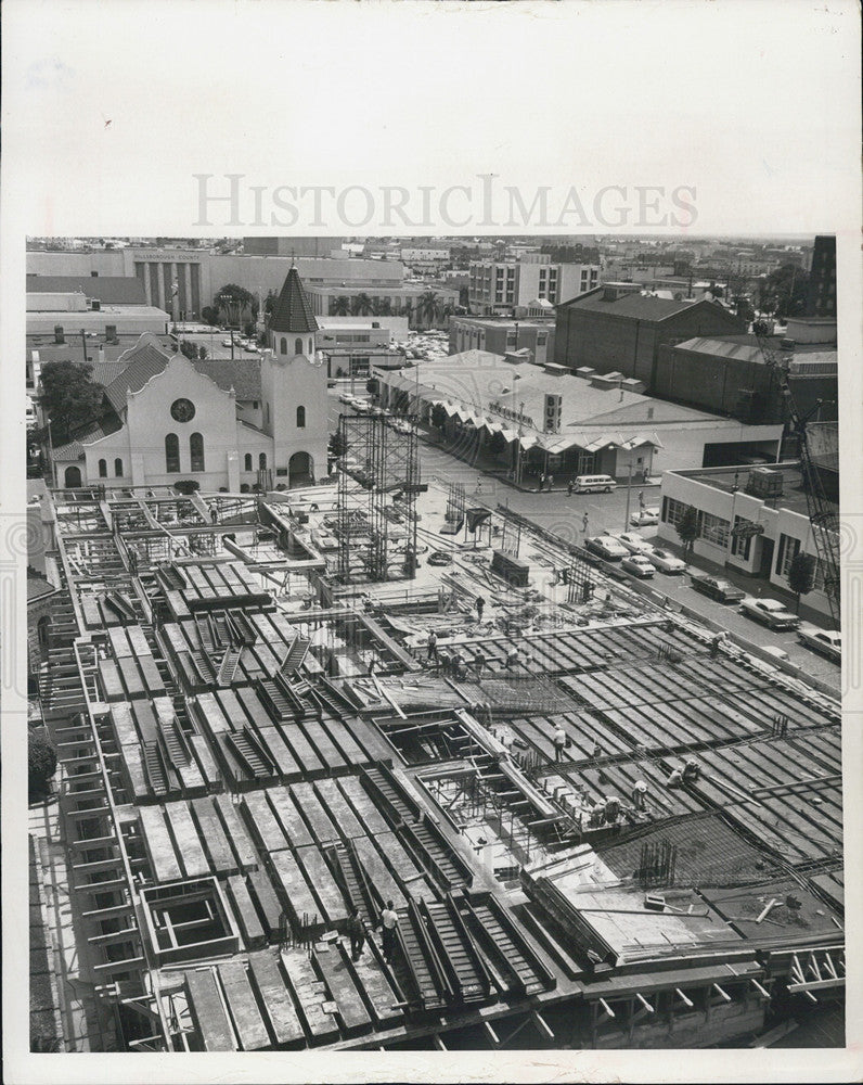 1965 Press Photo Tampa downtown new parking garage - Historic Images