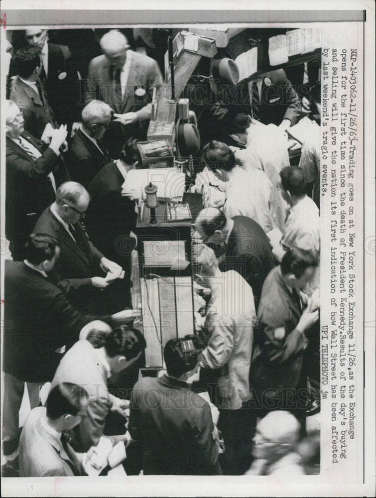 1963 Press Photo trading New York Stock Exchange new regulations - Historic Images