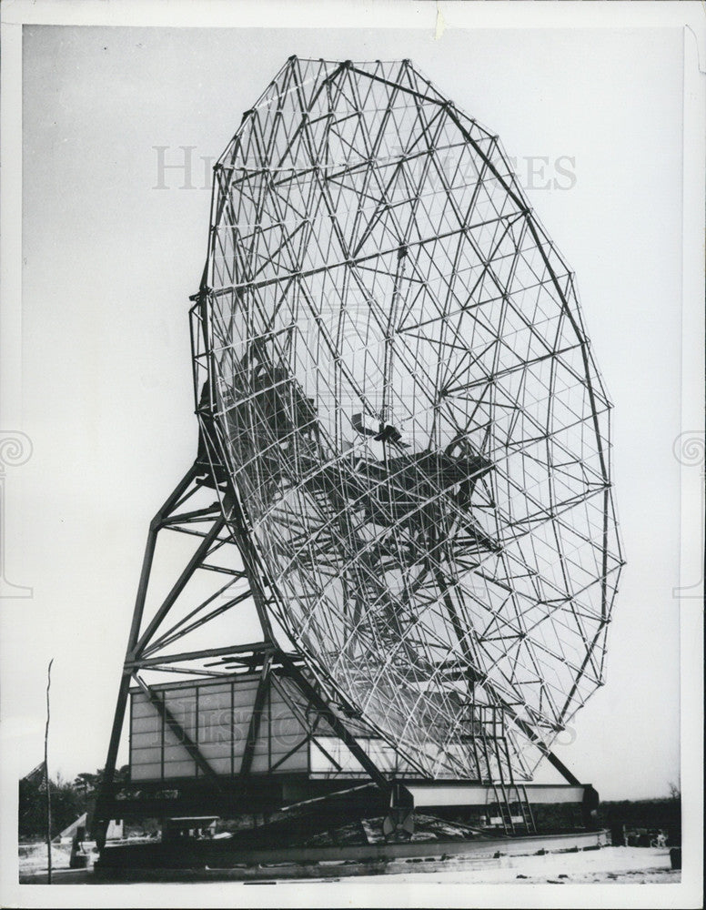 1956 Press Photo Dutch Antenna Radio Telescope Dwingel Netherlands Solar System - Historic Images