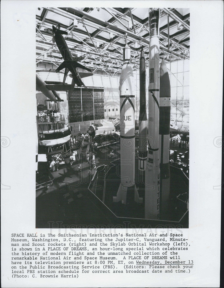 1973 Press Photo Smithsonian Institution&#39;s National Air Space Museum Washington - Historic Images