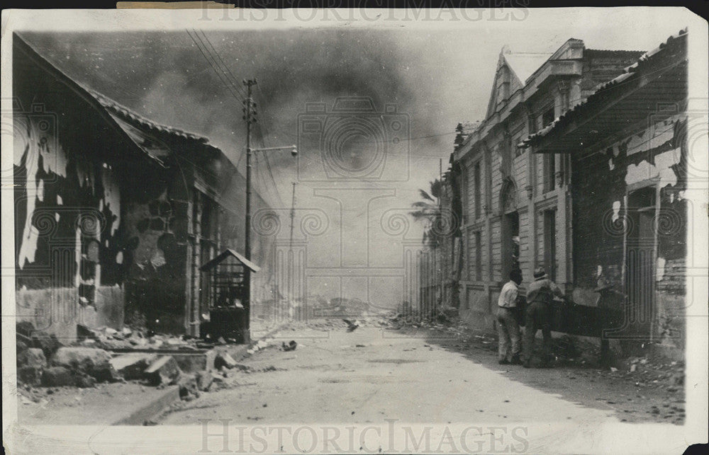 1931 Press Photo Aftermath of Earthquake in Nicaraguan Capital - Historic Images