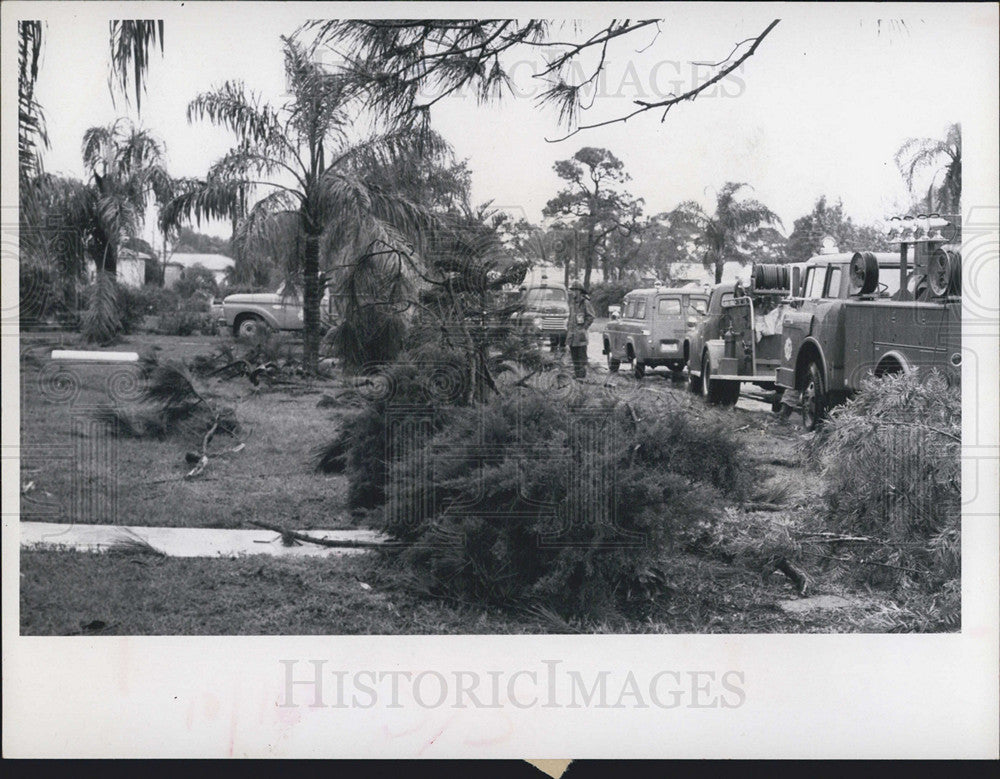 1969 Press Photo Thunderstorm - Historic Images