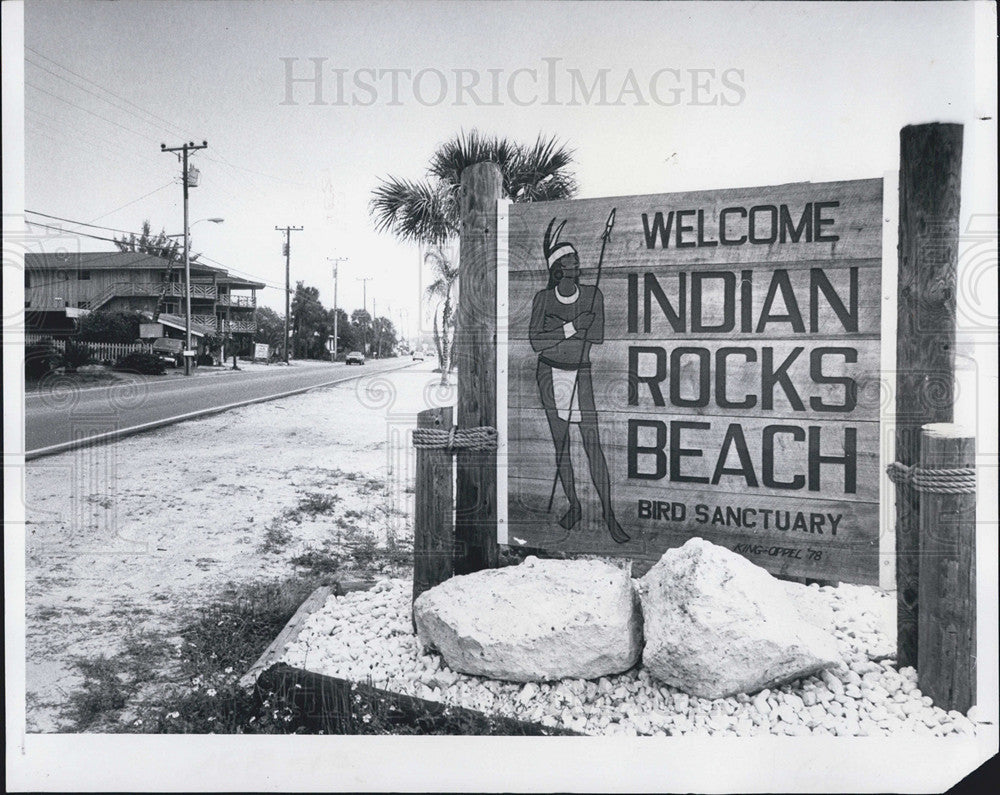 1979 Press Photo Indian Rocks Beach Bird Sanctuary - Historic Images