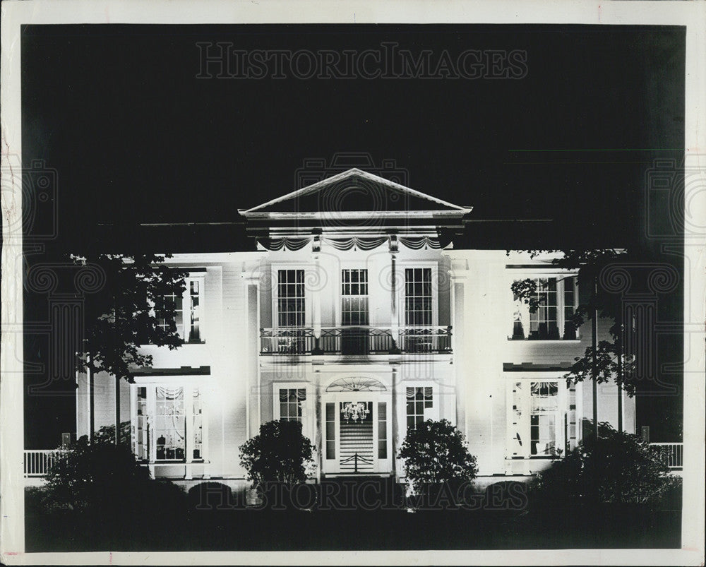 1964 Press Photo Boscobel&#39;s Front Facade, Entrance has Double Staircase - Historic Images