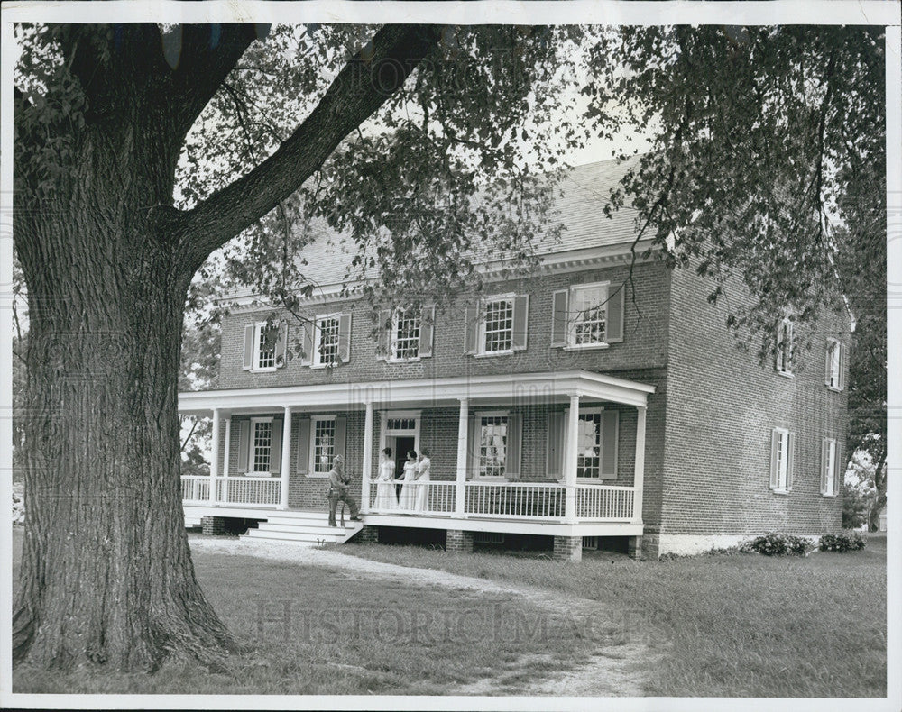 Press Photo Restored Home &quot;Father of the West&quot; George Rogers Clark Louisville KY - Historic Images