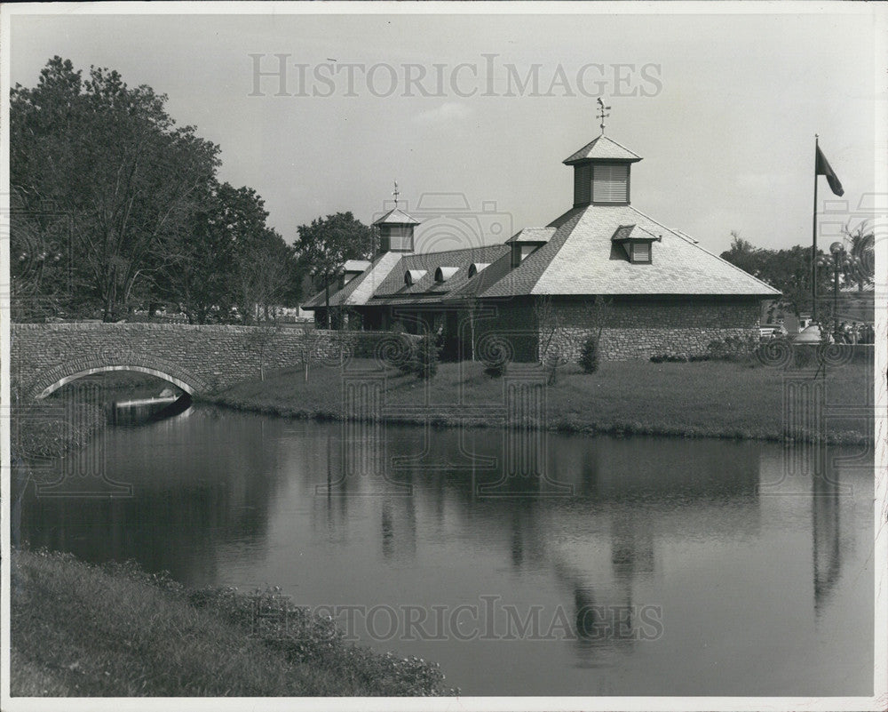 1982 Press Photo Typical Kentucky Horse Farm - Historic Images