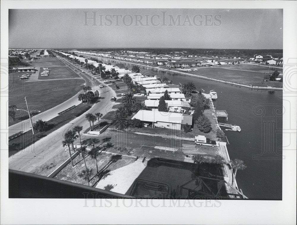 1972 Press Photo Gulf Harbor Florida - Historic Images