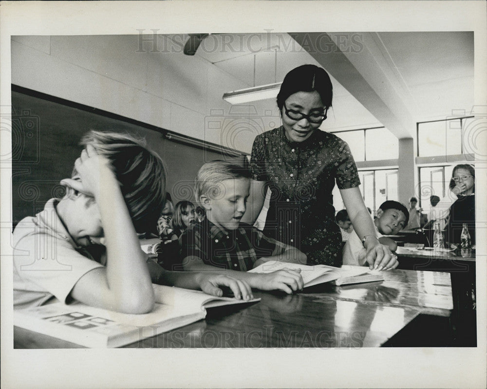 1968 Press Photo Bangkok International School, Miss Chiraporn Arunyakasem - Historic Images